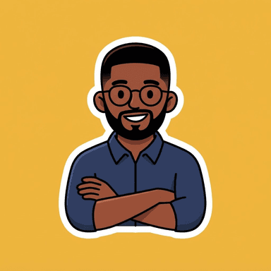 Illustrated portrait of Suh Fangmbeng